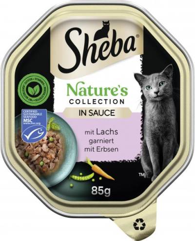 Sheba Nature's Collection in Sauce mit Lachs von Sheba