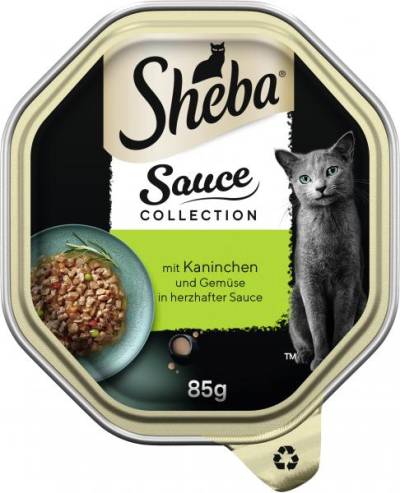 Sheba Sauce Collection mit Kaninchen und Gemüse in herzhafter Sauce von Sheba