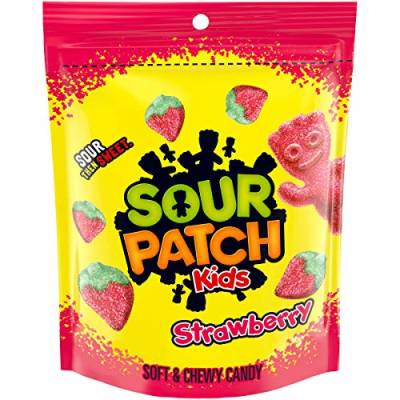 Sour Patch Strawberry soft & chewy candy sour then sweet 10 oz Resealable Bag von Sour Patch Kids