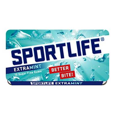 Sportlife Kaugummi Extramint - 48 Packungen x 18 Gramm von Sportlife