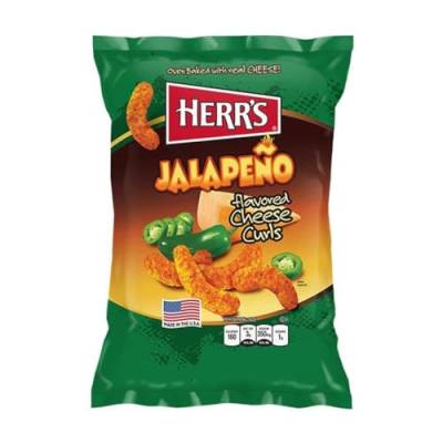 Herr's Jalapeno Cheese Curls Flips Chips 198g inkl. Steam-Time ThankYou von Steam-Time