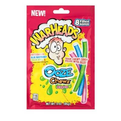 Warheads Ooze Chewz Ropes 85g inkl. Steam-Time ThankYou von Steam-Time