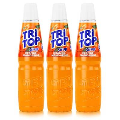 Tri Top Getränke-Sirup Orange-Mandarine 600ml - kalorienarm (3er Pack) von TRI TOP