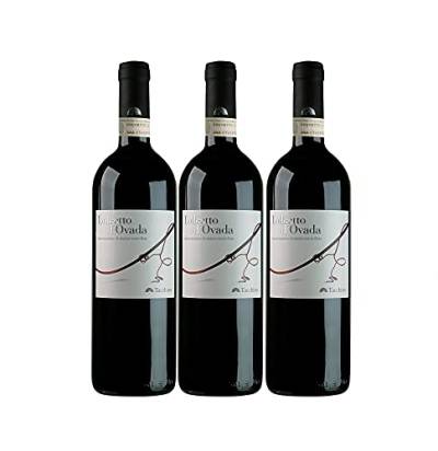 Tacchino Dolcetto d'Ovada Rotwein veganer Wein trocken DOC Italien (3 Flaschen) von Tacchino