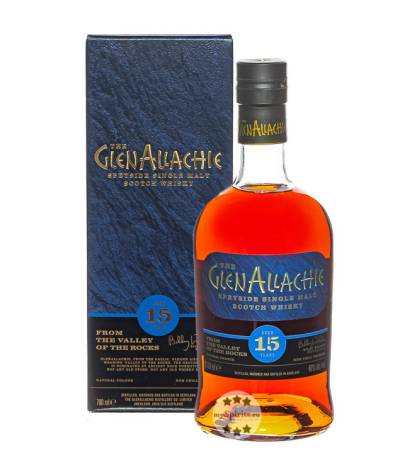GlenAllachie 15 Jahre Single Malt Scotch Whisky (46 % Vol., 0,7 Liter) von The GlenAllachie Distillery