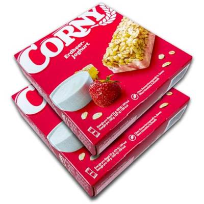 2 er Pack Corny Erdbeer-Joghurt 2 x 150 g (12 Riegel a 25 g) von TopDeal
