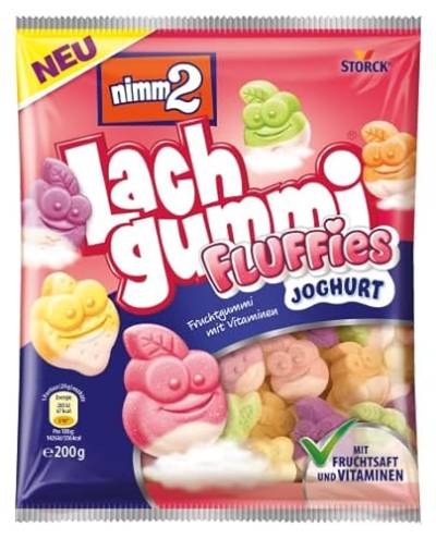 3 er Pack nimm2 Lachgummi Fluffies Joghurt 3 x 200g von TopDeal