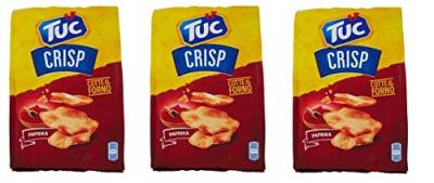 3x TUC Crisp Paprika Salzgebäck Crackers Gebacken gesalzen 100g von Tuc
