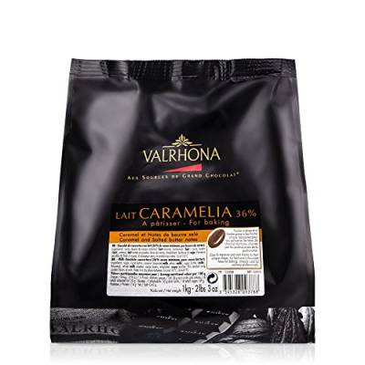 VALRHONA - Sack 1 kg Caramélia 36% - Milchschokolade - Sack Bohnen - 1kg von VALRHONA