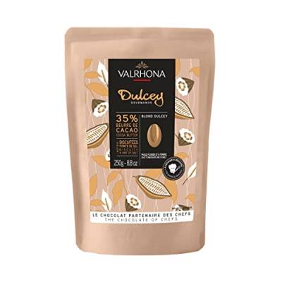 Valrhona Dulcey, Blonde Schokolade 35%, Callets, 250 g von VALRHONA