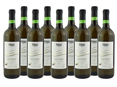 Italienischer Stillwein - Pinot Grigio delle Venezie DOC – Weißwein Bio Vegan (9 x 0.75 l) von Vino Eli.D