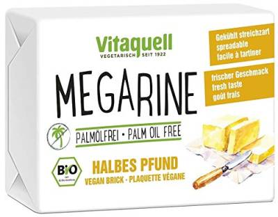 Margarine (ohne Palmöl) BIO Würfel 250 g - VITAQUELL von Vitaquell
