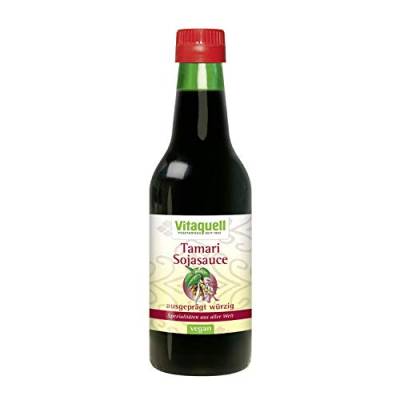 Soja-Sauce Tamari Bio, 250 ml für die asatische Küche natürlich vegan und glutenfrei von Vitaquell