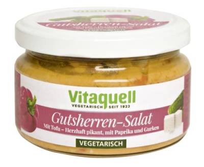 Vitaquell Gutsherren - Salat - vegetarisch, herzhaft pikant, 200g To Go von Vitaquell