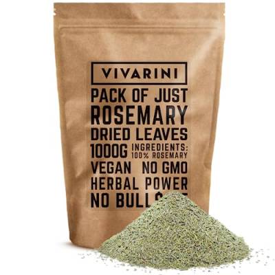 Vivarini Rosmarin 1kg | Kräutergeschmack und tiefes Aroma | Ideale Ergänzung für Aufgüsse - Tee und Yerba Mate und Gerichte | 1000g von Vivarini
