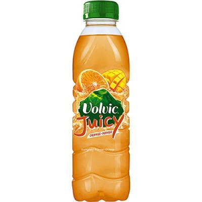 24 Flaschen Volvic Orange Mango a 500ml inc. 6,00€ EINWEG Pfand PET Flasche von Volvic