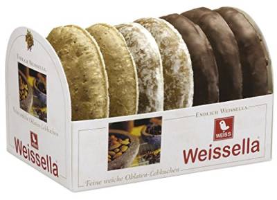 Weiss Weissella Oblatenlebkuchen 3fach, 7er Pack (7 x 200 g) von Weiss
