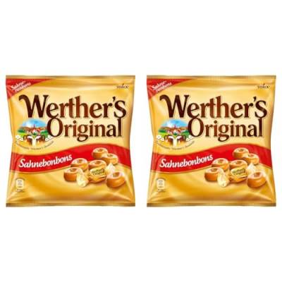 Werther's Original – 1 x 245g – Klassische Sahnebonbons mit leckerem Karamellgeschmack (Packung mit 2) von Werther's Original