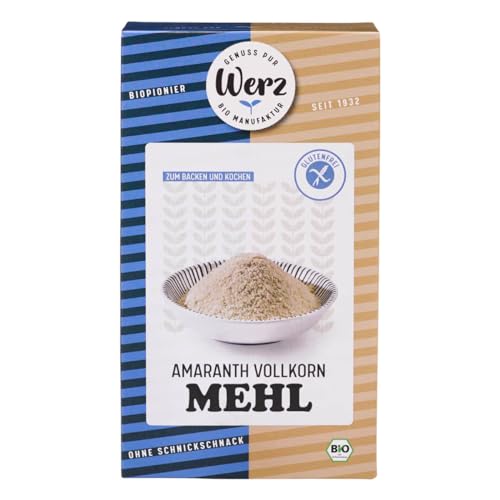 Werz Bio Amaranth Vollkorn Mehl, glutenfrei (2 x 500 gr) von Werz