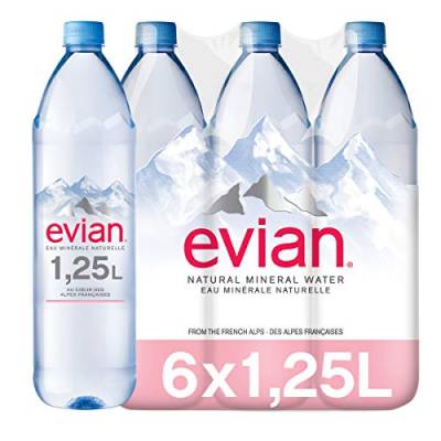 Evian 1,25L 6er Pack Premium von evian