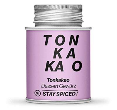 STAY SPICED ! Tonkakao - Tonkabohne & Kakao - der Star am Dessertgewürz-Himmel I Verpackt in 170 ml Schraubdose von stay spiced!