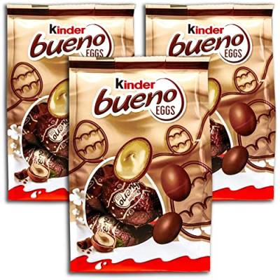 3 er Set Ferrero kinder Bueno Eggs 3 x 80 g (3 x 7 Stk.) von topDeal