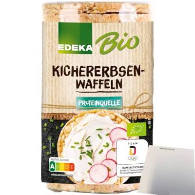 Edeka Bio Kichererbsen-Waffel mit Reis High Protein (100g Packung) + usy Block von usy