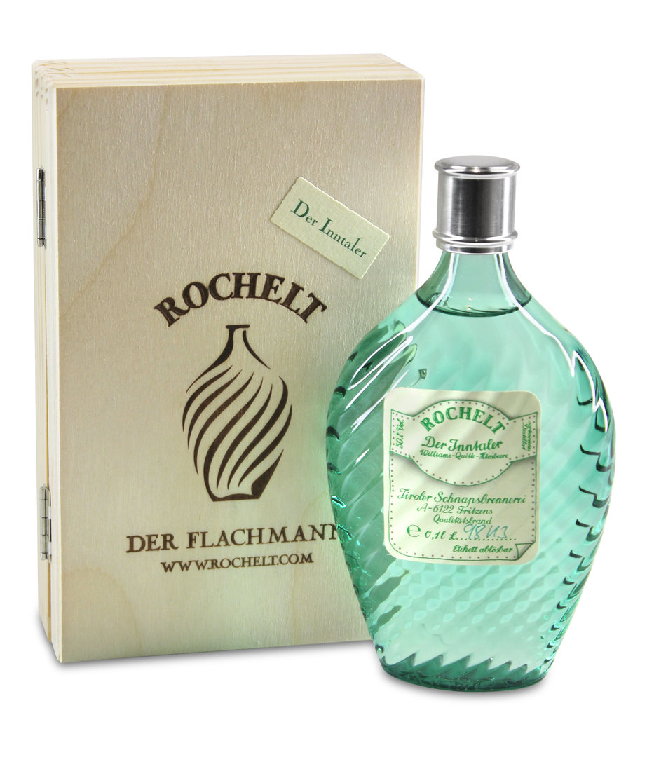 Rochelt Der Inntaler Flachmann (Williams-Quitte-Himbeere) von Brennerei Rochelt GmbH