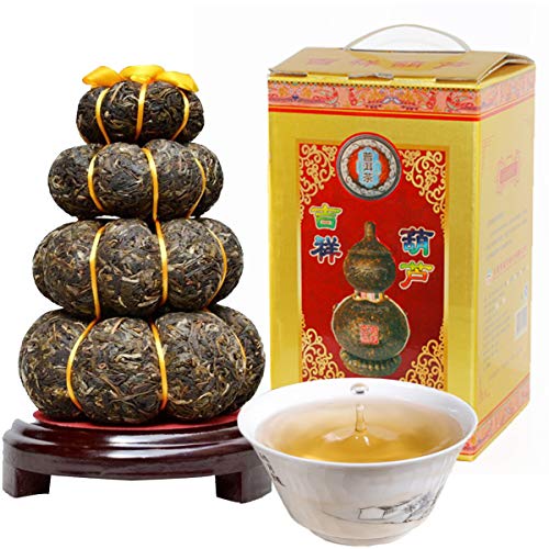 1000g Yunnan Pu-erh Tee Geschenk Handwerk Pu Er Tee Kürbis Dekoration Puer Raw Geschenk Tee von HELLOYOUNG
