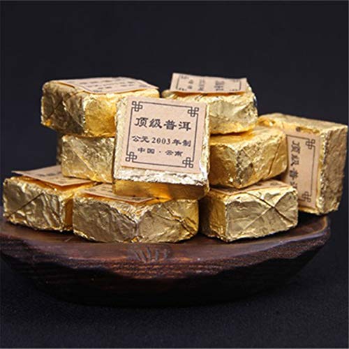 100g Puer Tea Bio-Natur-Pu'er-Ziegel-Schwarztee Komprimiertes gesundes Getränk von 通用