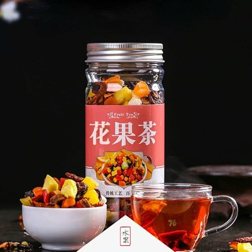 180 g natürlicher handgemachter Früchtetee-Blumen-Kräutertee-gesundes Getränk-Geschenk-Tee aus der Dose von HELLOYOUNG