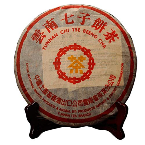 通用 357g Puerh Tee Kuchen 1980er Yunnan Dayi Reifer Puer Tee Schwarzer Tee Antiker Pu-Erh Tee von 通用