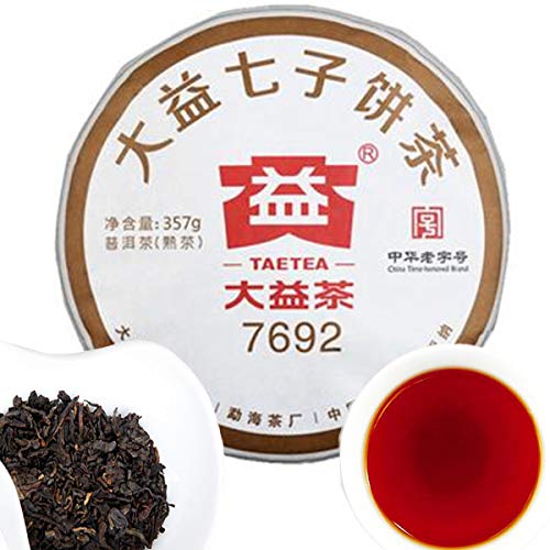 357g Reifer Puer-Tee-Kuchen gekochter natürlicher Pu-erh-Tee-grüner Lebensmittel-Yunnan-Dayi-Tee von 通用