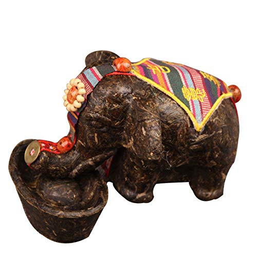 500g China Yunnan Roher Puer Tee Glückliches kreatives Geschenk Handwerk Puer Elefant Form Carving Geschenke Green Food von 通用