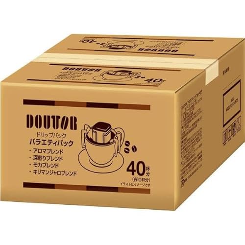 Doutor Coffee [40 Tassen] Tropfpackung, Sorte zum Genießen des Aromas, 40 Stück von ドトール
