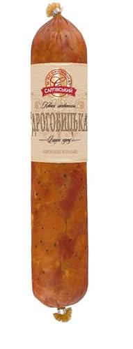 Grobe Brühwurst aus Schweinefleisch "Drogobycka" ukrainischer Art geräuchert 320g von Салтівський мясокомбінат