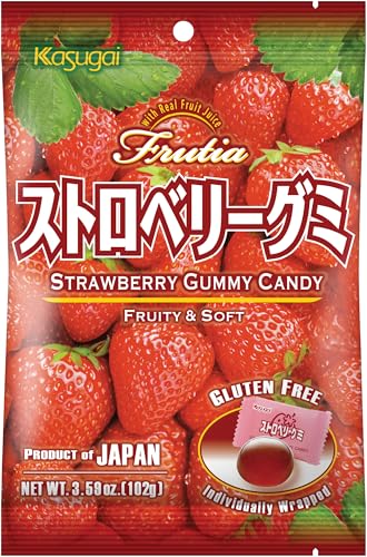 KASUGAI Fruchtgummi Erdbeergeschmack - 1 x 102 g KASUGAI Fruchtgummi Erdbeergeschmack - 1 x 102 g von 春日井製菓