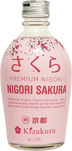 KIZAKURA Sake Nigori Sakura, 10 Prozent vol - 1 x 300 ml KIZAKURA Sake Nigori Sakura, 10 Prozent vol - 1 x 300 ml von 黄桜