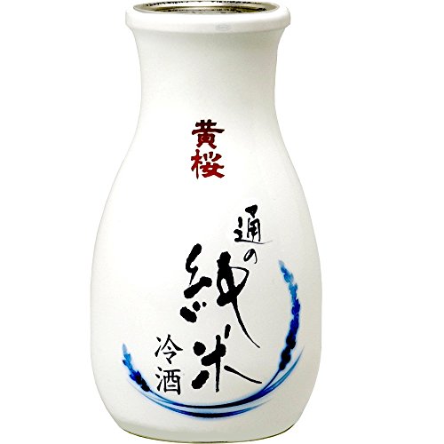 Kizakura "Tsu No Junmai" – Trockener und leichter Junmai Sake – Original japanischer Sake – 15 % Alkoholgehalt – 1 x 180 ml Kizakura "Tsu No Junmai" – Trockener und leichter Junmai Sake – Original japanischer Sake – 15 % Alkoholgehalt – 1 x 180 ml von 黄桜