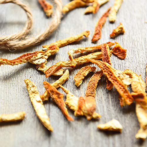 Natürlicher getrockneter Orangenschalen-Früchtetee um Pflaumensirup zu machen um Husten gesund zu lindern (50g) von HELLOYOUNG