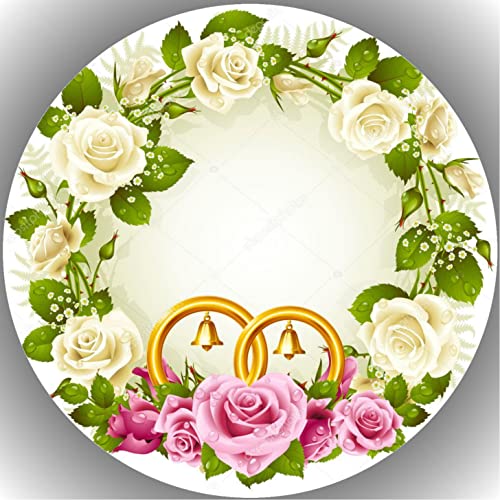 Premium Esspapier Tortenaufleger Tortenbild Goldene Hochzeit T11 Premium Esspapier Tortenaufleger Tortenbild Goldene Hochzeit T11 von "