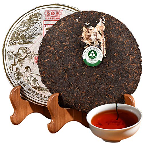 Reifer Pu-Erh-Tee Schwarzer Tee 400g Gong Ting Royal Old Natürlicher Puer-Tee-Kuchen Yunnan von HELLOYOUNG