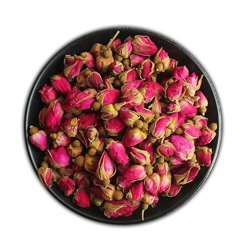 Rote Rose Knospe Tee Aroma Trockenblumen Blumenkräuter Blühender Tee Chinesischer Blumentee (50g) von 通用