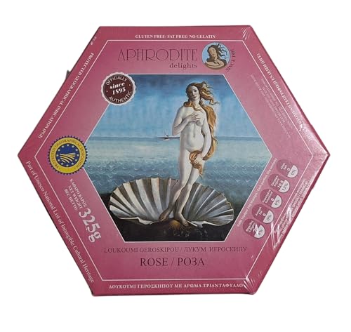 Traditionelle zyprische griechische Loukoumi Delight Süßigkeiten Aphrodite 325 g – Rose Traditionelle zyprische griechische Loukoumi Delight Süßigkeiten Aphrodite 325 g – Rose von ΑΦΡΟΔΙΤΗ