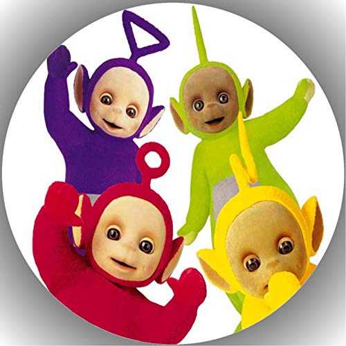 Premium Esspapier Oblate Tortenbild, Essbares Foto für Torten, Tortenaufleger Ø 20cm Teletubbies T3 von 00