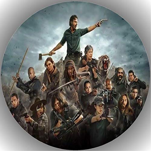 Premium Esspapier Oblate Tortenbild, Essbares Foto für Torten, Tortenaufleger Ø 20cm The walking dead T22 von 00