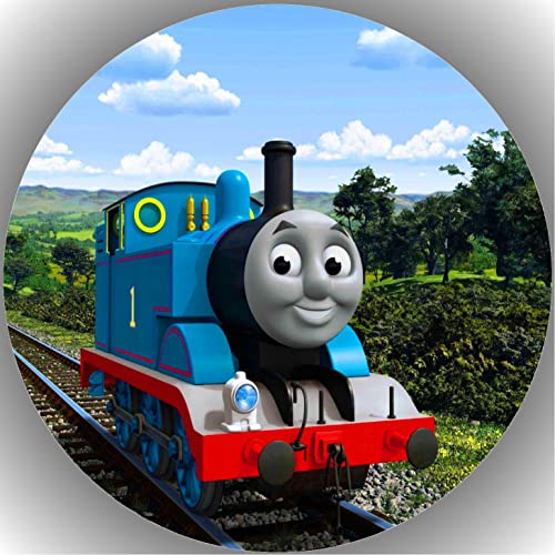 Premium Esspapier Oblate Tortenbild, Essbares Foto für Torten, Tortenaufleger Ø 20cm Thomas und seine Freunde T11 Premium Esspapier Oblate Tortenbild, Essbares Foto für Torten, Tortenaufleger Ø 20cm Thomas und seine Freunde T11 von 00