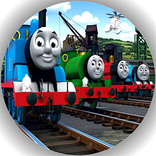 Premium Esspapier Oblate Tortenbild, Essbares Foto für Torten, Tortenaufleger Ø 20cm Thomas und seine Freunde T12 Premium Esspapier Oblate Tortenbild, Essbares Foto für Torten, Tortenaufleger Ø 20cm Thomas und seine Freunde T12 von 00