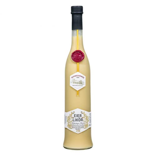 Schwechower Eierlikör 0.5l (20% Vol.) - Bester Eierlikör aus Mecklenburg-Vorpommern, mit Noten von Haselnuss und Marzipan von Schwechower Obstbrennerei GmbH