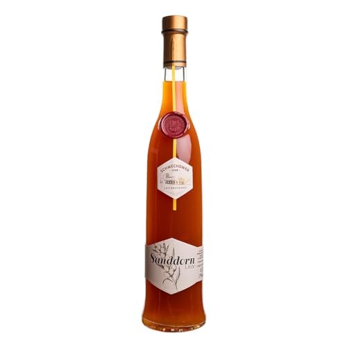 Schwechower Likör Sanddorn 0,5l (17% Vol.) - Fruchtiger Mecklenburger Sanddornlikör - Klassiker 500ml von Schwechower Obstbrennerei GmbH